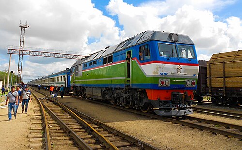 ウズベキスタン鉄道のTEP70BS-140