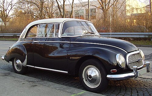 オートユニオン1000ピラーレスクーペ、フェイスリフト後