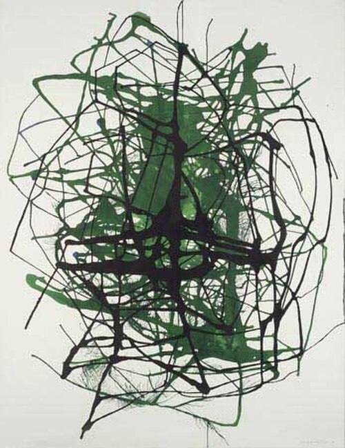 Circuit 5、1994年、紙にインク、127 x 98 cm。