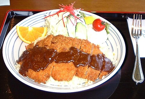 根室風エスカロップ とんかつデミグラス添え
