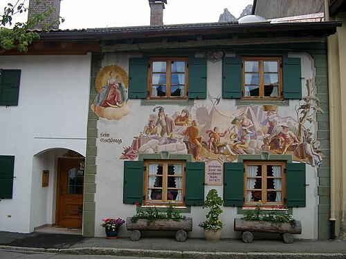 Mittenwald, Ballenhausgasse 12, Beim Gschdoaga