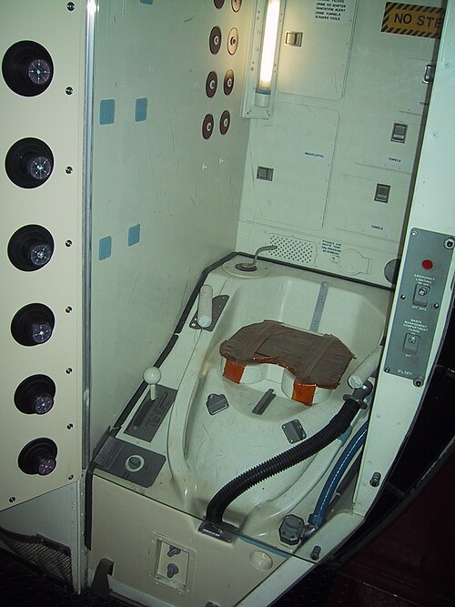 スペースシャトルのトイレ
