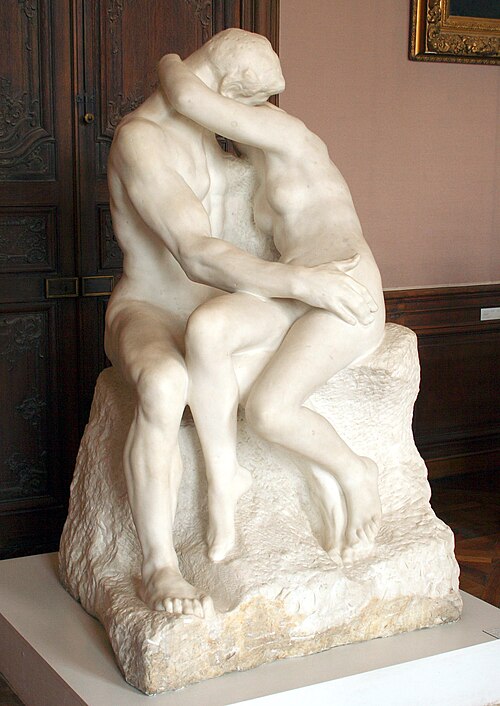 オーギュスト・ロダン作「Le Baiser」（「接吻」）（1882年）