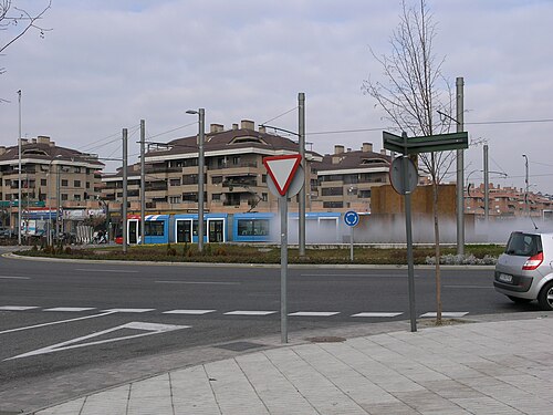 セクターシグロXXIと路面電車