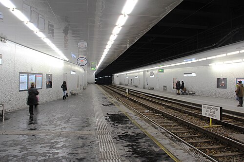 改装されたローレンツガッセ駅