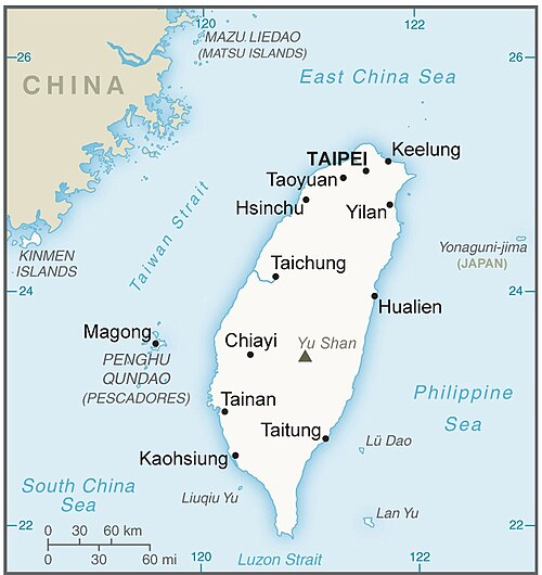 台湾の政治地図