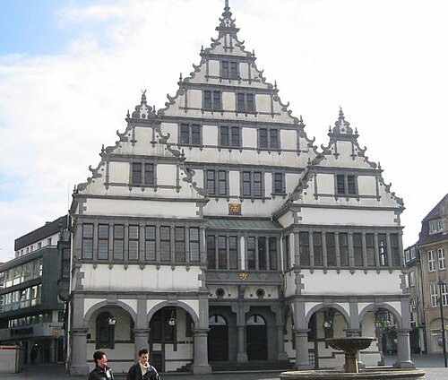 パダーボルンの歴史的な市庁舎