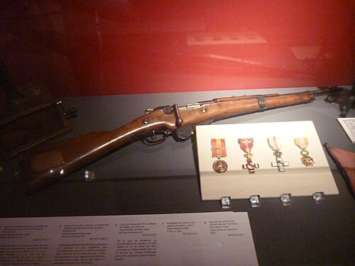 5発マガジンを備えたM1916ベルティエカービン