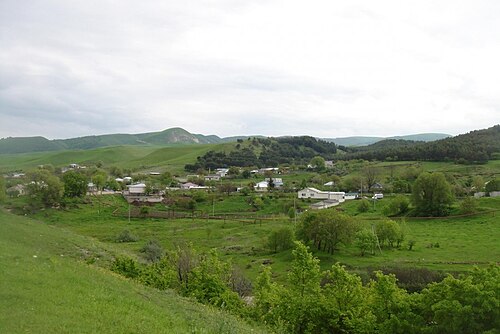 アバジンスキー地区の田園風景
