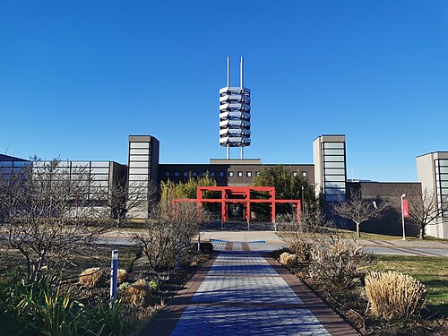 大学の博物館の建物