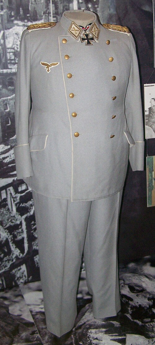 ベルリンのドイツ連邦軍博物館に展示されているゲーリングの軍服