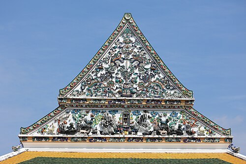 中国建築におけるウボソットの破風