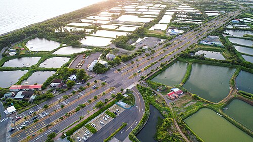 安南地区の海岸風景