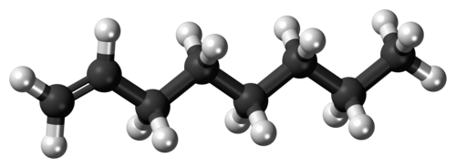 1-オクテン分子