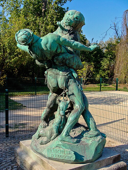 Le Dénicheur d'oursons、植物園、パリ