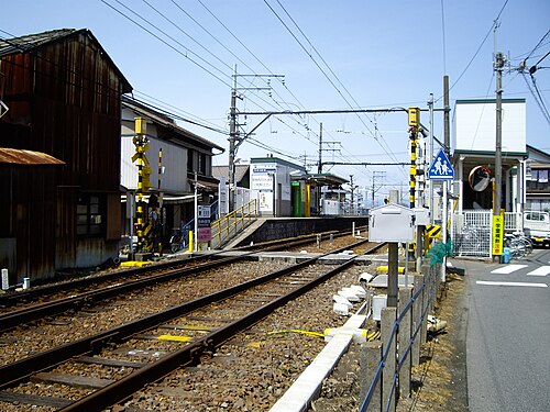 名鉄竹鼻線南宿駅のイメージ。