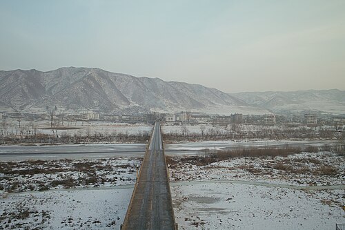 Bridge of Tumen River, built in 1941