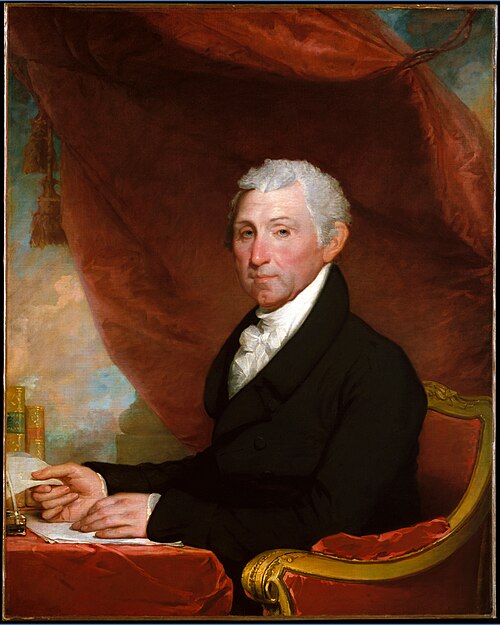 アメリカ合衆国第5代大統領、ジェームズ・モンロー、1820年頃～1822年頃、メトロポリタン美術館（ニューヨーク市）