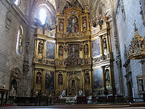 プラセンシア大聖堂の祭壇、グレゴリオ・フェルナンデス作（1625–1632）