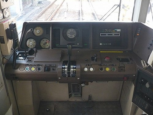 6300シリーズの運転席
