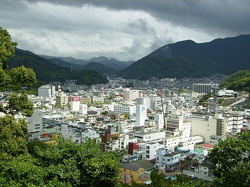 城から見た宇和島