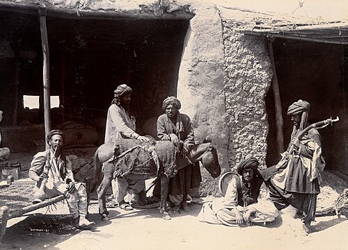 バローチの男性。クエッタ。1867年