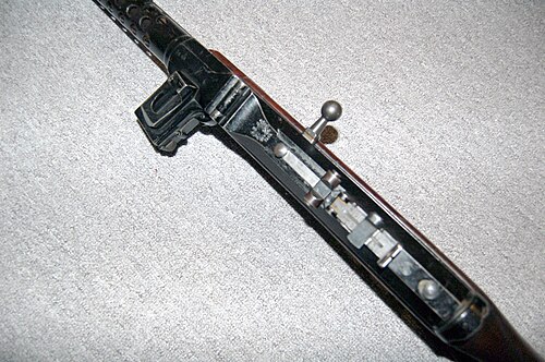 MP34 リアサイト、セーフティ、マガジンハウジング