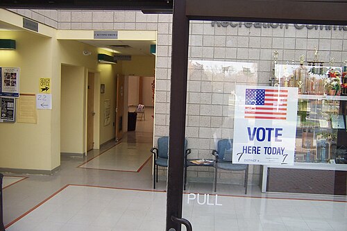2008年のアメリカ合衆国大統領選挙におけるニュージャージー州の投票所