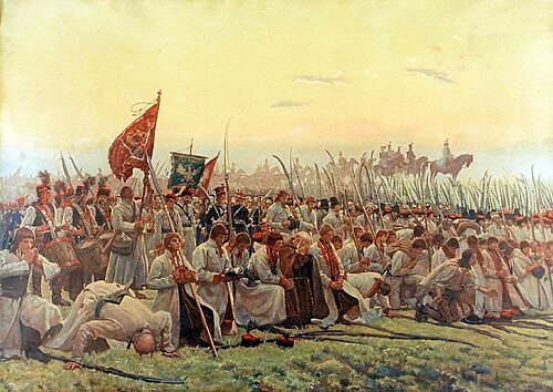 戦闘前の祈り、1906年