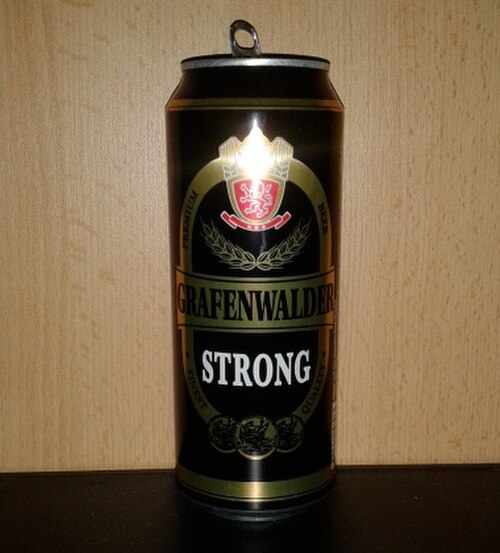 グラーフェンヴァルダー・ストロングの缶ビール