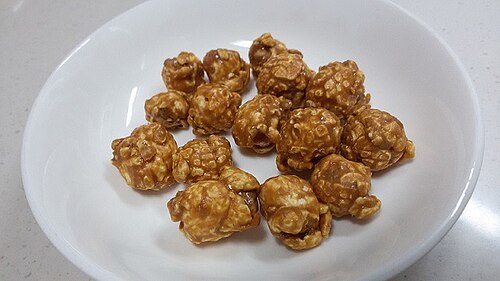 ダルゴナ風味のポップコーン