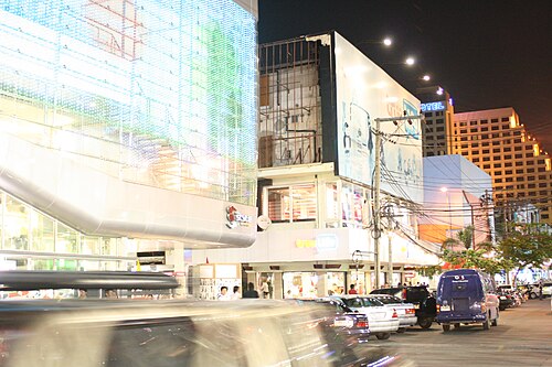 サイアムスクエアエリアのメイン道路