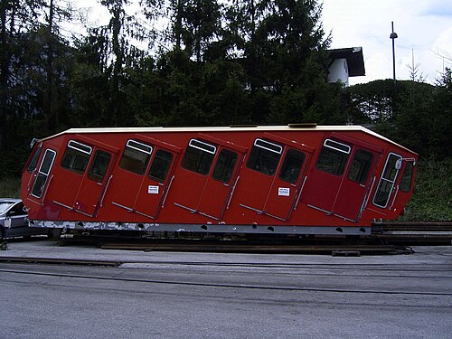 廃車後の古いハンガーブルク鉄道の車両