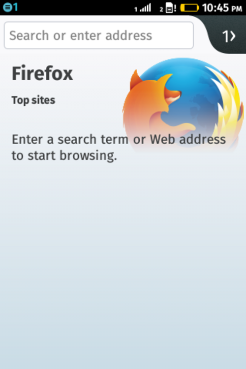 Firefox OS 上の Firefox