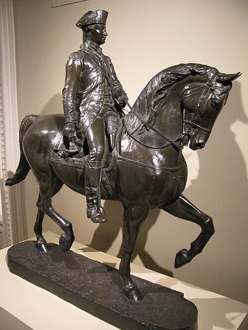 ワシントン D.C. のスミソニアンアメリカ美術館にあるラファイエットのモデル（1889 年）