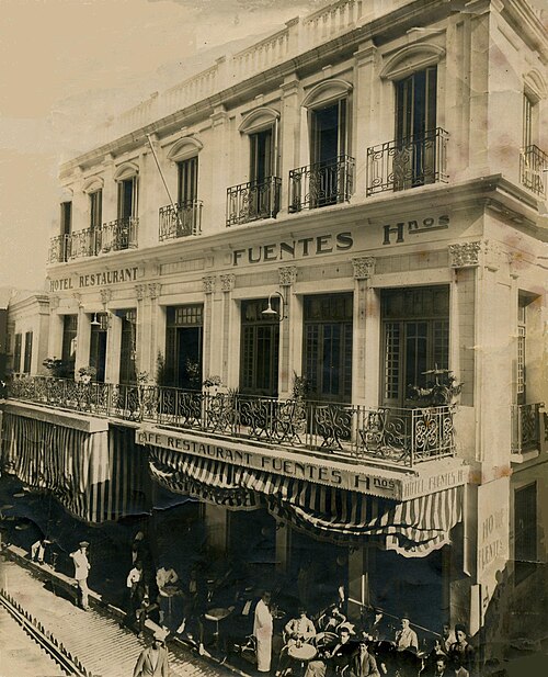 1925年のホテル・フエンテス