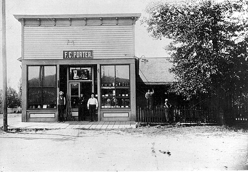 ワシントン州ソープのFCポーター乾物店。1915年