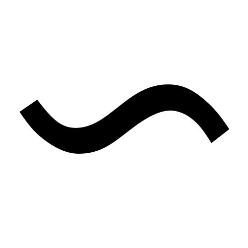 以前のUnicode波線（誤り）