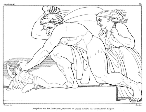 ジョン・フラックスマンによる『オデュッセイア』の挿絵、1810年