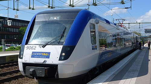 ハルスベルクの Norrtåg X52 (元 Gröna のターゲット列車セット)