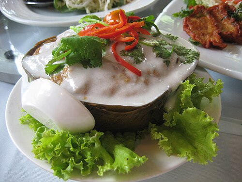 ホーモックプラ、蒸し魚カレー