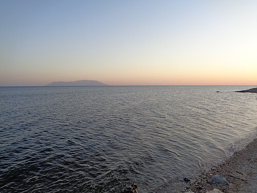 サモトラケの景色と夕日