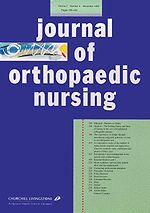 画像:Journal of Orthopaedic Nursing 表紙.gif