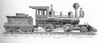 1874年製ポーター機関車