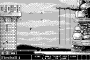 Dark Castle ゲームの Mac 版のスクリーンショット。