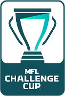 ロゴ: 大きなカップとその下に「MFL チャレンジカップ」という文字