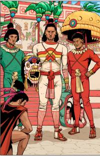 3人の男性の漫画