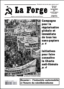 2007年2月号の「ラ・フォージ」誌の表紙。PCOFの旧ロゴが掲載されている。