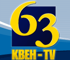 青いボックスに、左上に金色のセリフ体の「6」、右下に「3」があり、その下に「KBEH - TV」とあります。