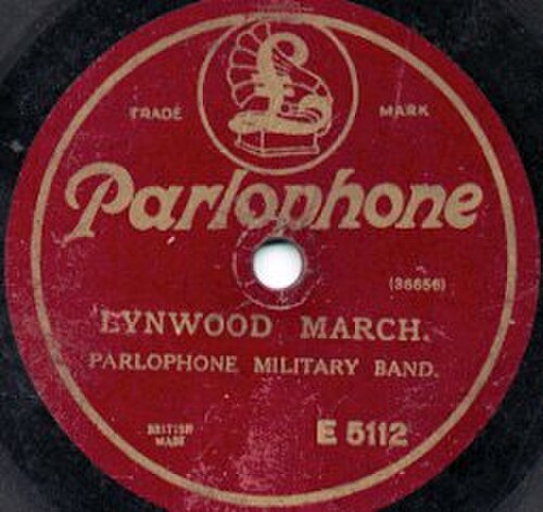 20世紀初頭のパーロフォン・レコード・レーベル。78回転アコースティックレコードの時代。